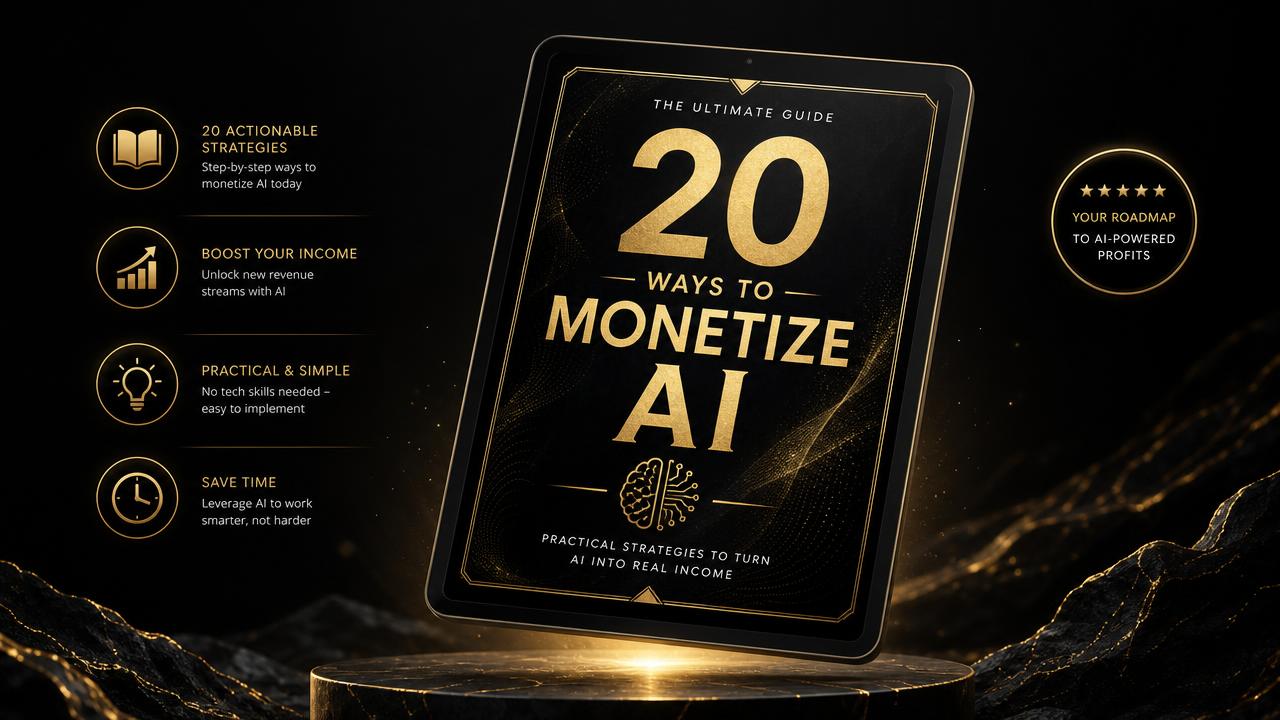 BONUS: 20 Ways to Monetize AI